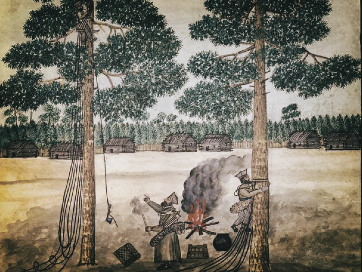 Гравюра пра бортнікаў