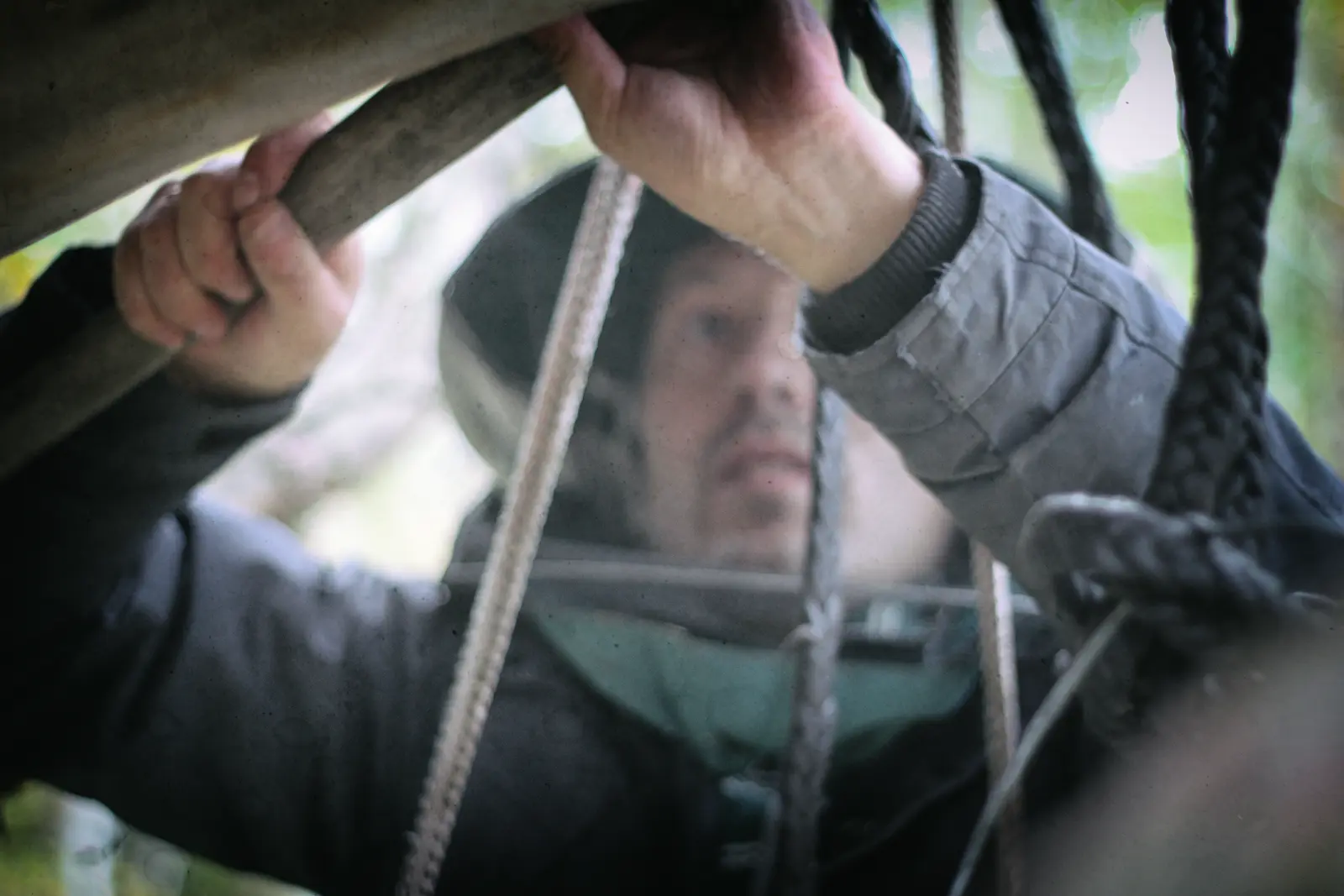 Бортнік падчас працы